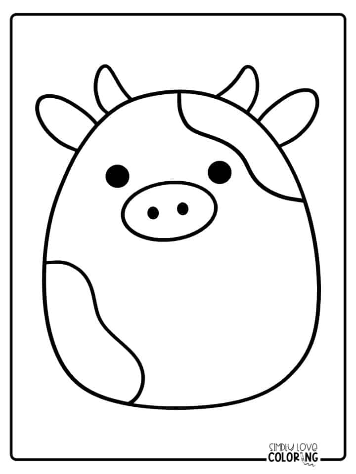 Free Squishmallows Coloring Pages - Simply Love Coloring