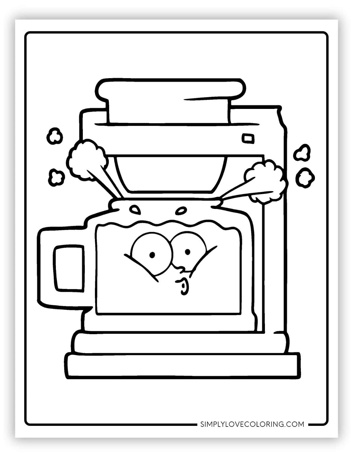42 Coffee Coloring Pages (Free PDF Printables) - Simply Love Coloring
