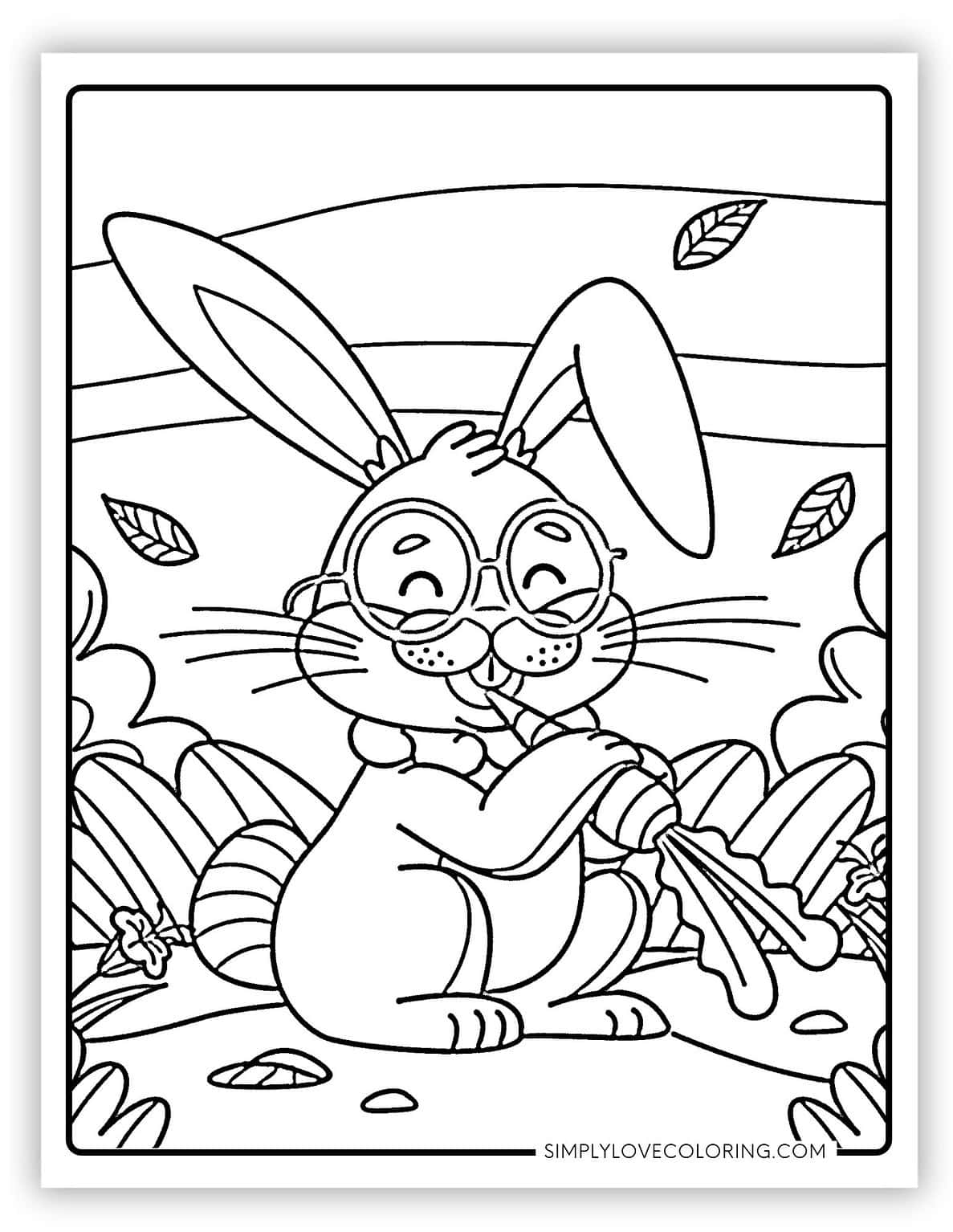 57 Cute Rabbit Coloring Pages (Free PDF Printables) - Simply Love Coloring