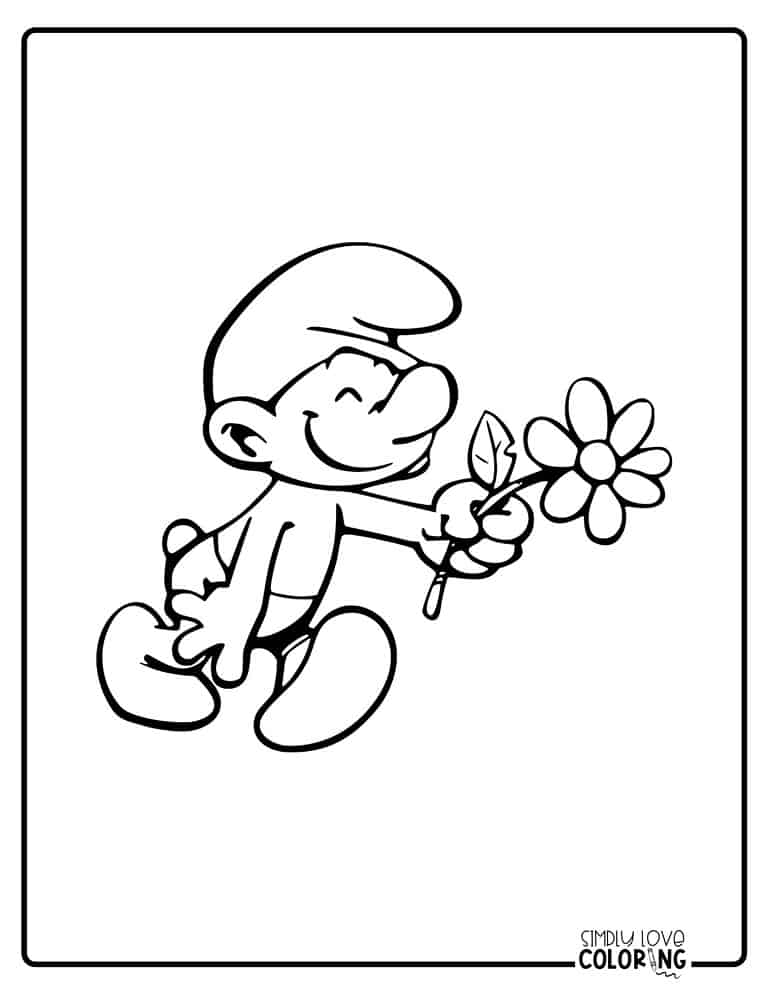 72 Smurf Coloring Pages (Free PDF Printables) - Simply Love Coloring