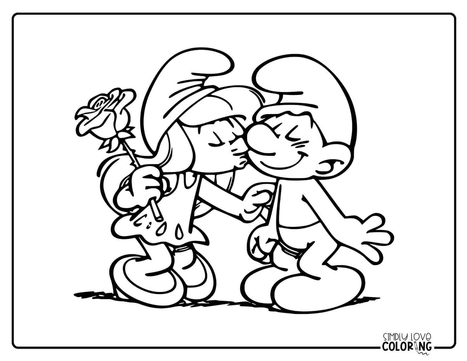 72 Smurf Coloring Pages (Free PDF Printables) - Simply Love Coloring