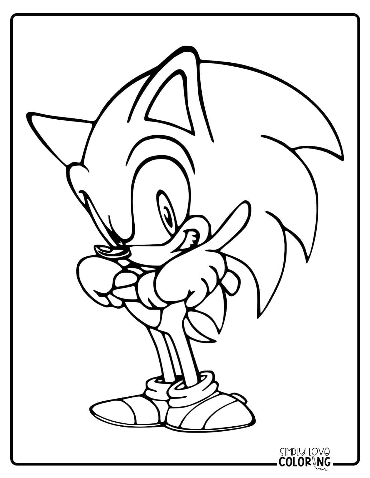 32 Sonic the Hedgehog Coloring Pages (Free PDF Printables) Simply