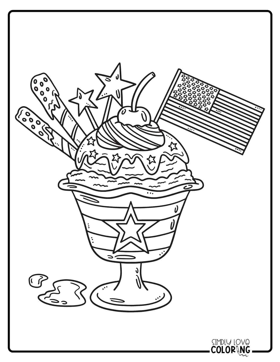 49 Independence Day Coloring Pages (July 4 Free PDF Printables ...