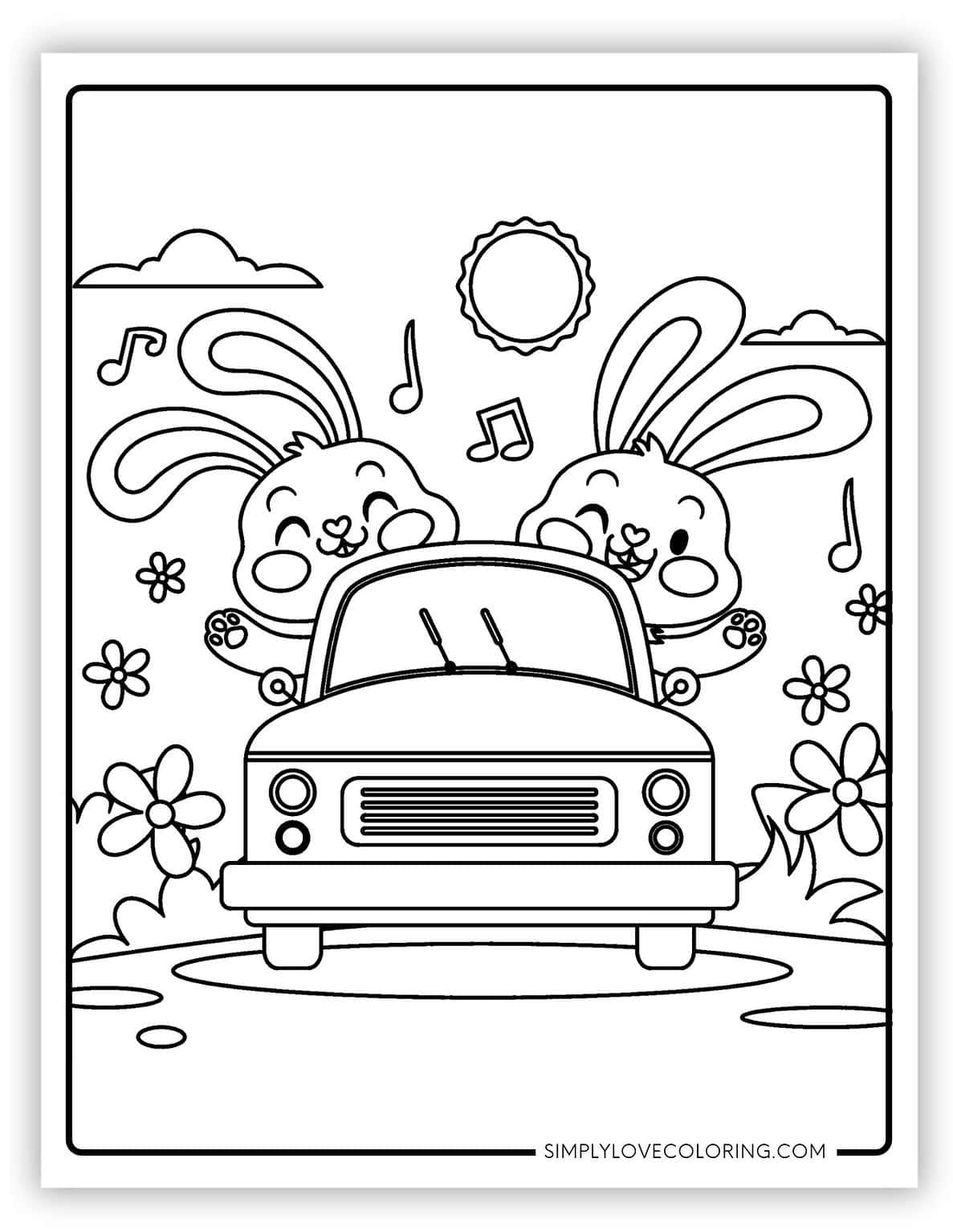 57 Cute Rabbit Coloring Pages (Free PDF Printables) - Simply Love Coloring