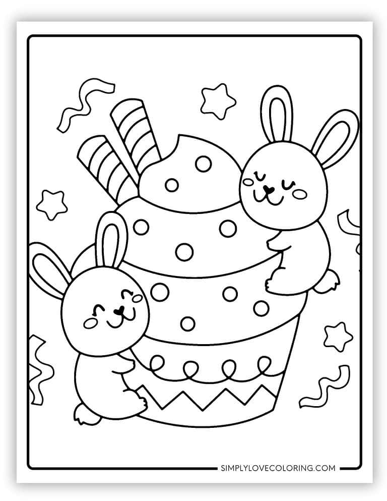 57 Cute Rabbit Coloring Pages (Free PDF Printables) - Simply Love Coloring