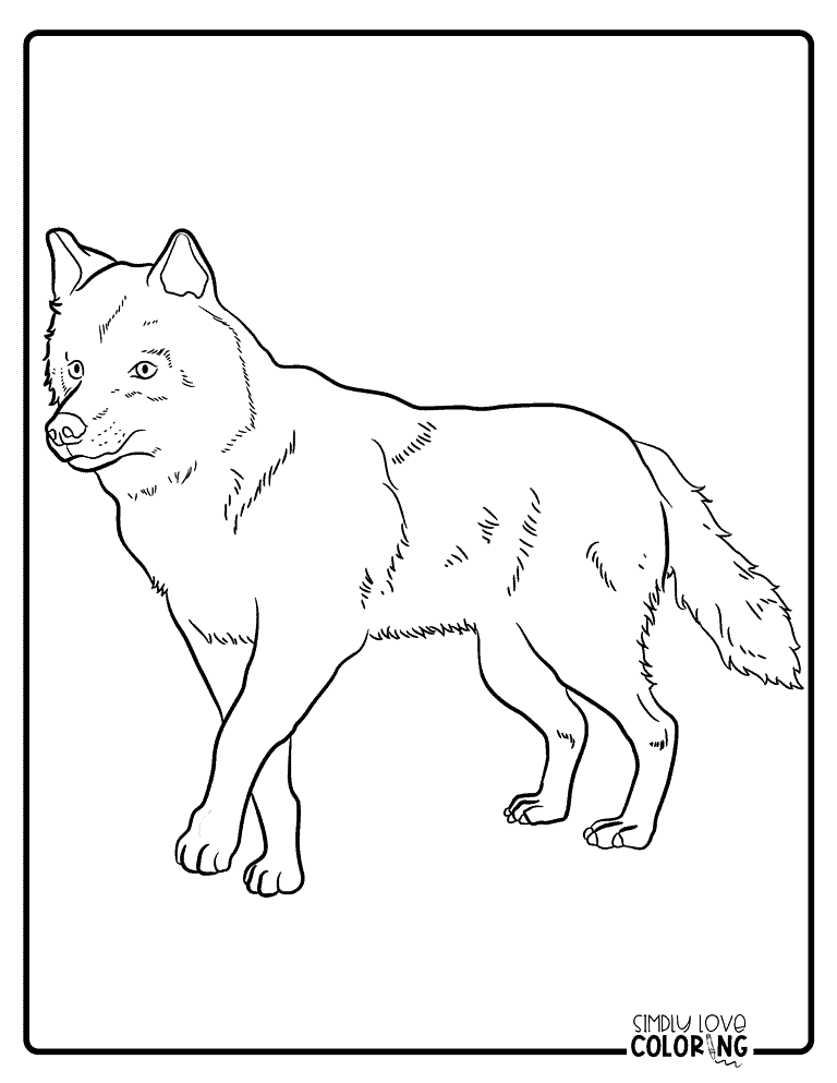 Wolf Coloring Pages (Free PDF Printables) - Simply Love Coloring