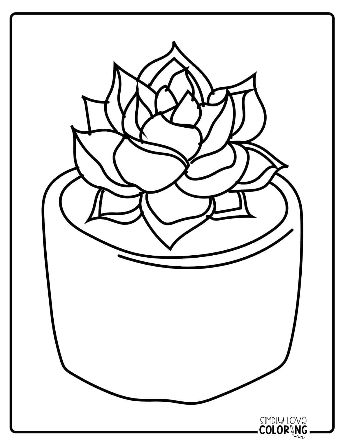 Plant Coloring Pages (Free PDF Printables) - Simply Love Coloring