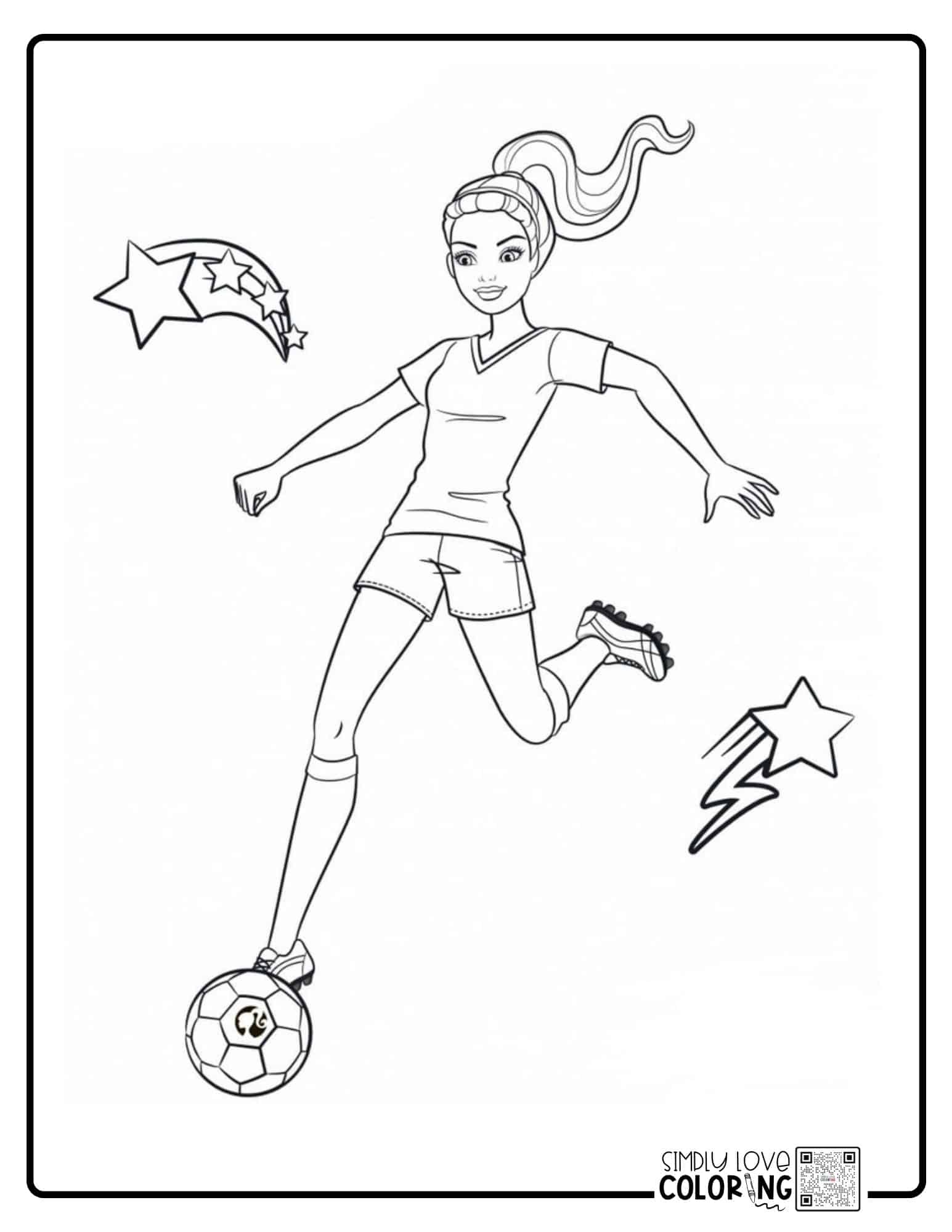 Free Barbie Coloring Pages - Simply Love Coloring
