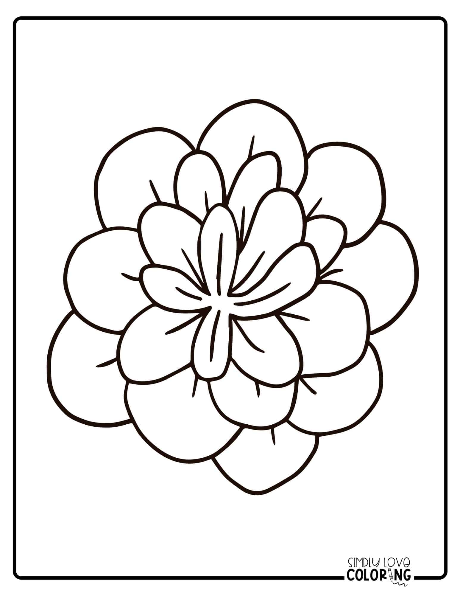 Succulent Plants Coloring Pages (Free PDF Printables) - Simply Love ...
