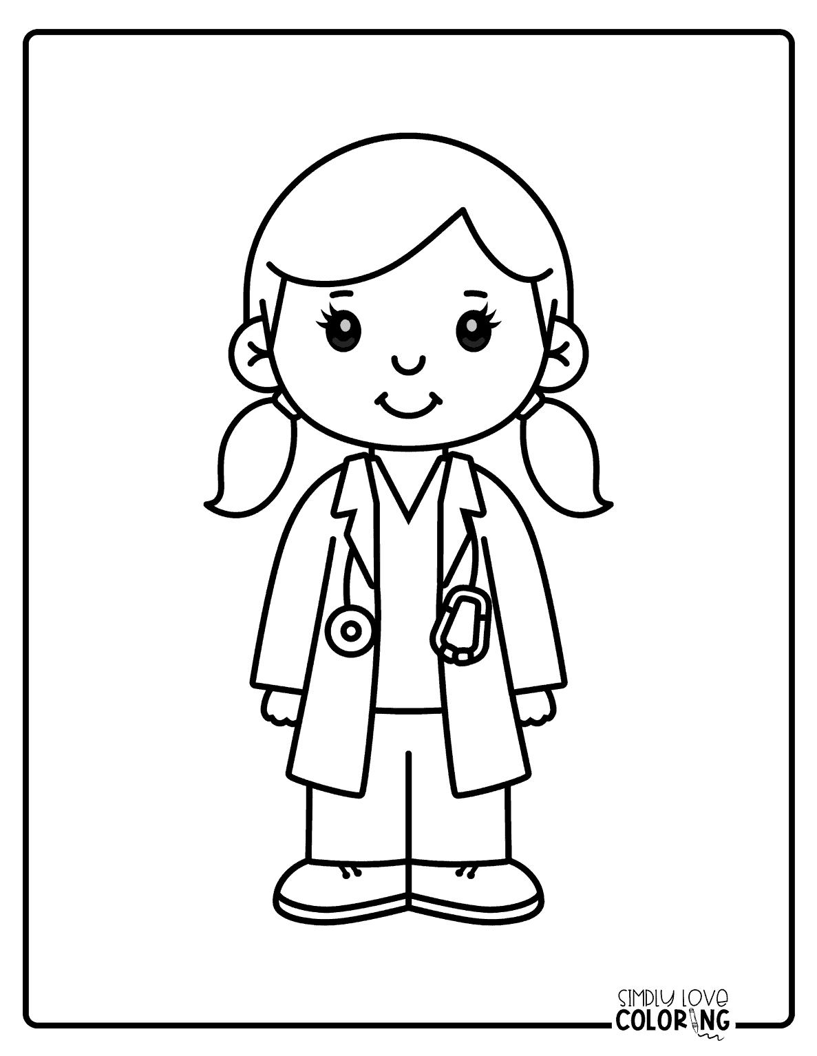 Doctor Coloring Pages Free Printable Printable Ilunion