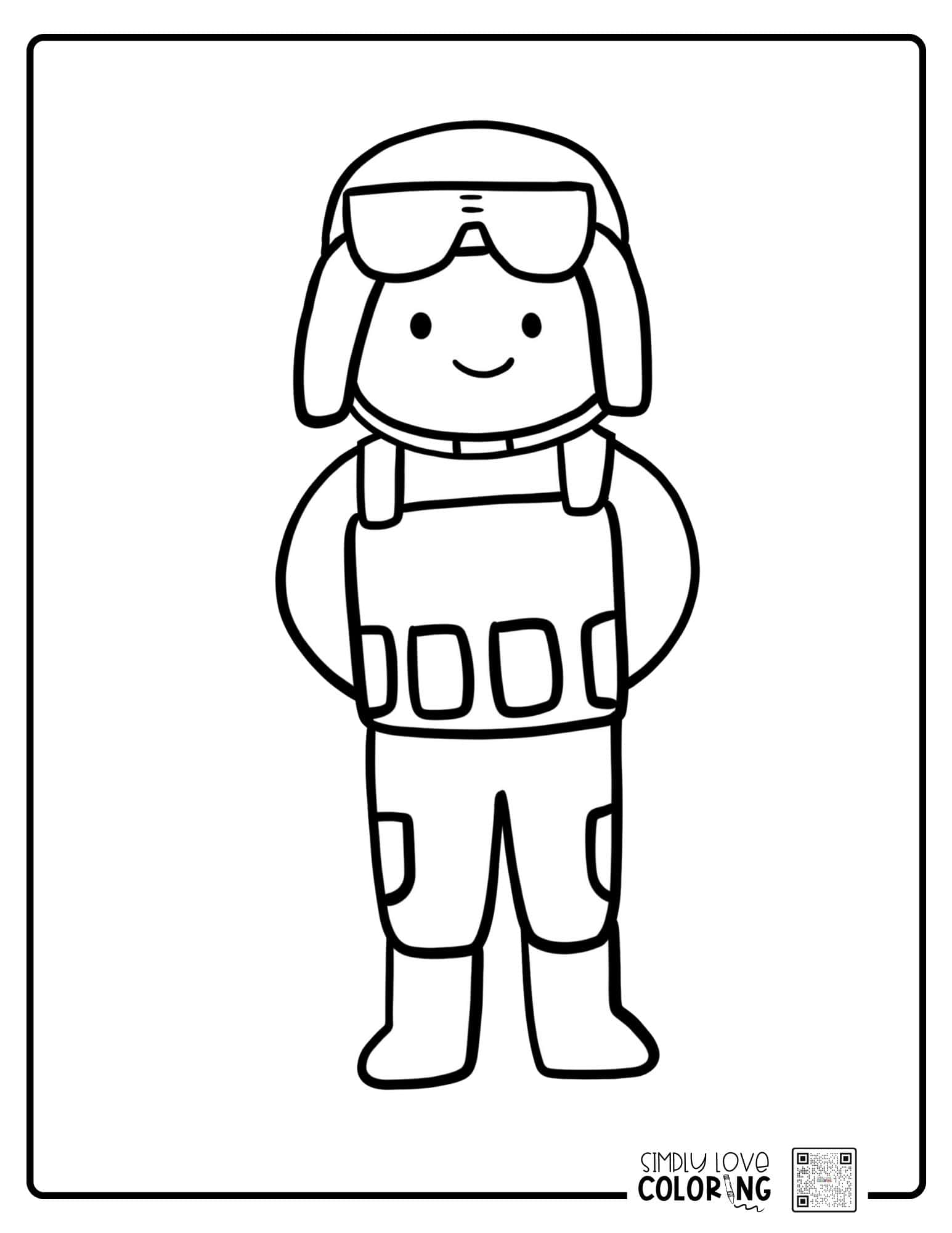 Military Coloring Pages (people) Free PDF Printables - Simply Love Coloring