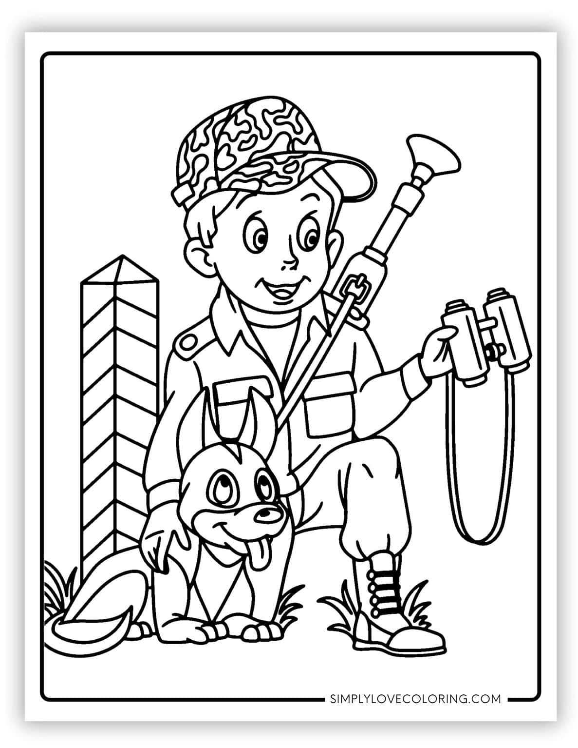 Military Coloring Pages (people) (Free PDF Printables) - Simply Love ...