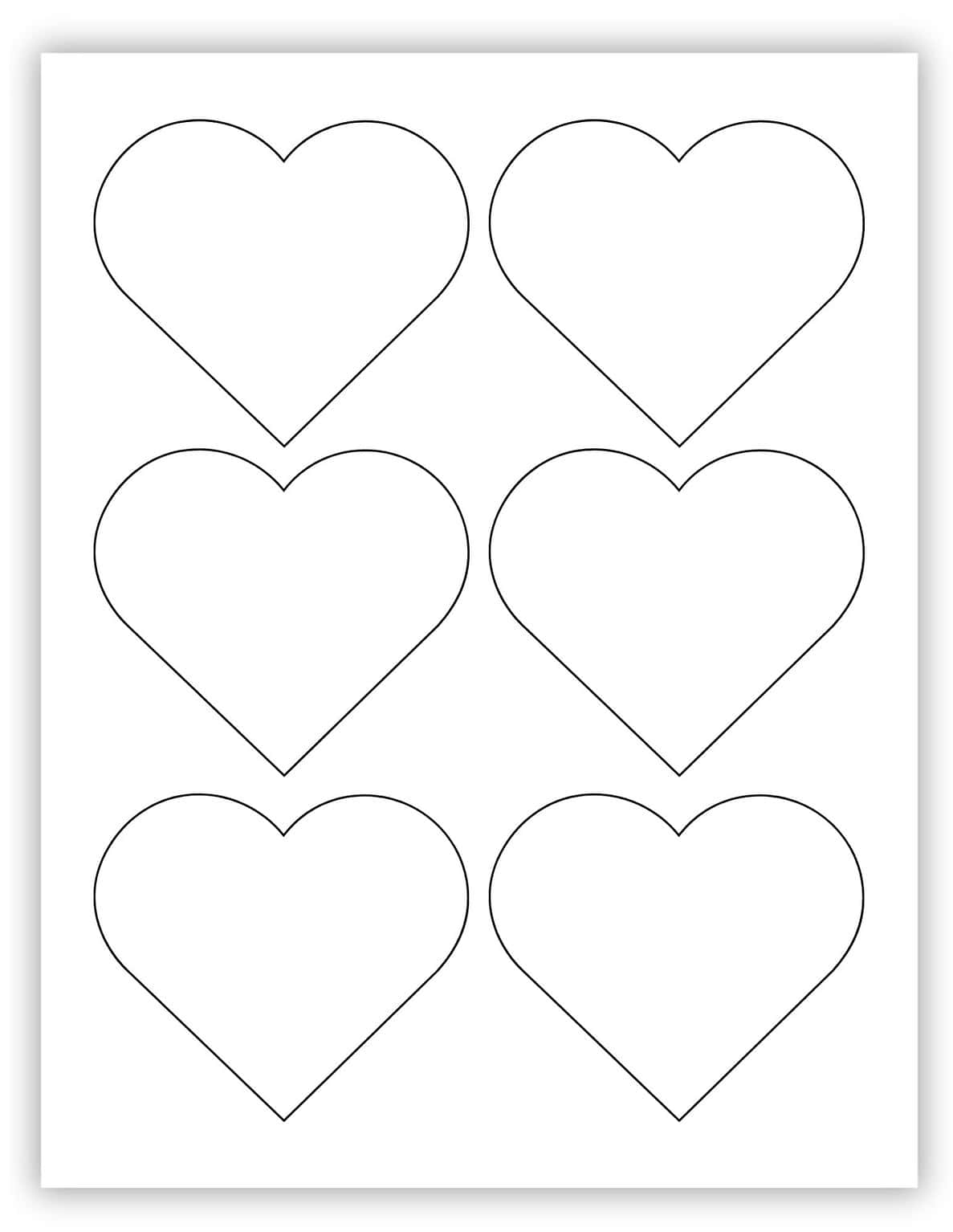 32 Heart Templates (Free PDF Printables) Simply Love Coloring