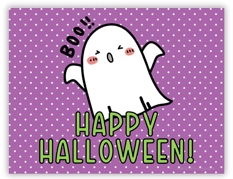 12 Happy Halloween Sign Printables (Free PDF Downloads) - Simply Love Coloring