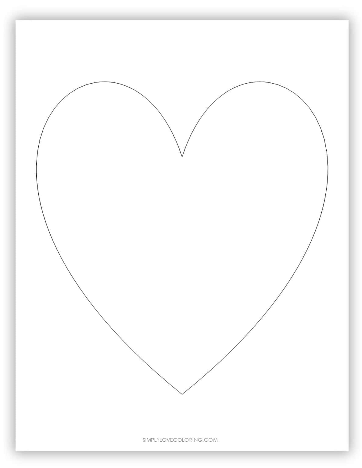 32 heart templates free pdf printables simply love coloring