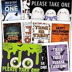 56 'Please Take One' Halloween Sign Printables (Free PDF Download ...