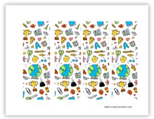 31 Bookmarks (Free PDF Printables Ready to Use, Coloring, and Templates ...