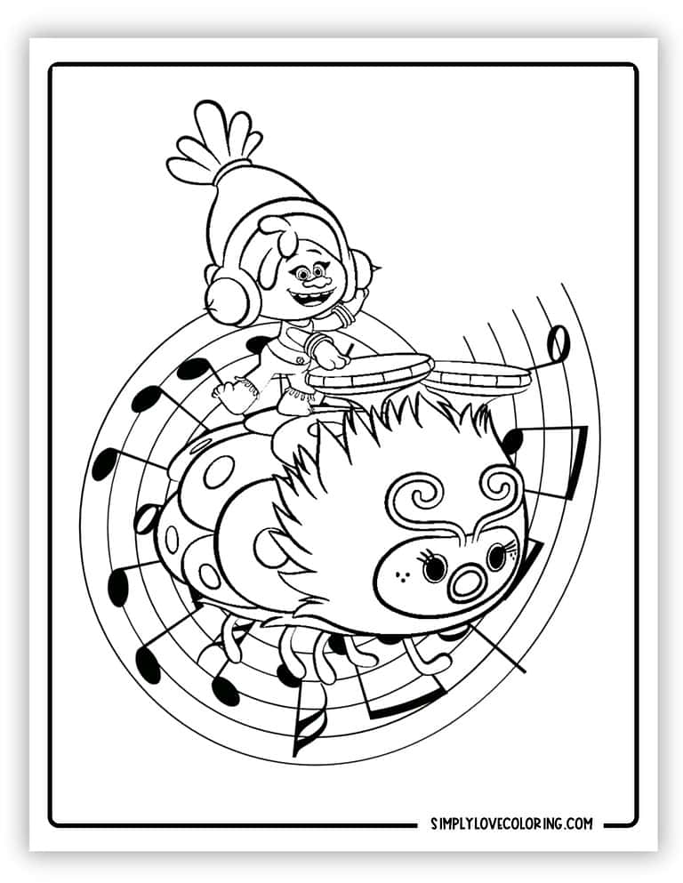32 Trolls Coloring Pages (Free PDF Printables) - Simply Love Coloring