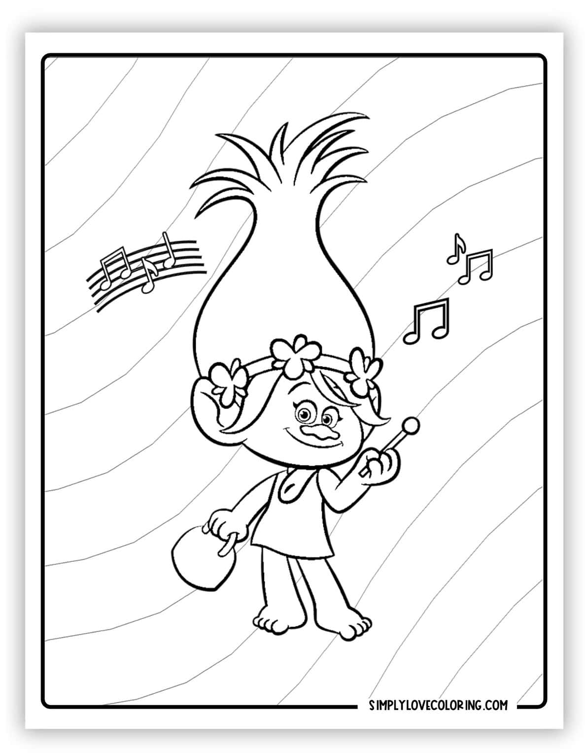 32 Trolls Coloring Pages (Free PDF Printables) - Simply Love Coloring