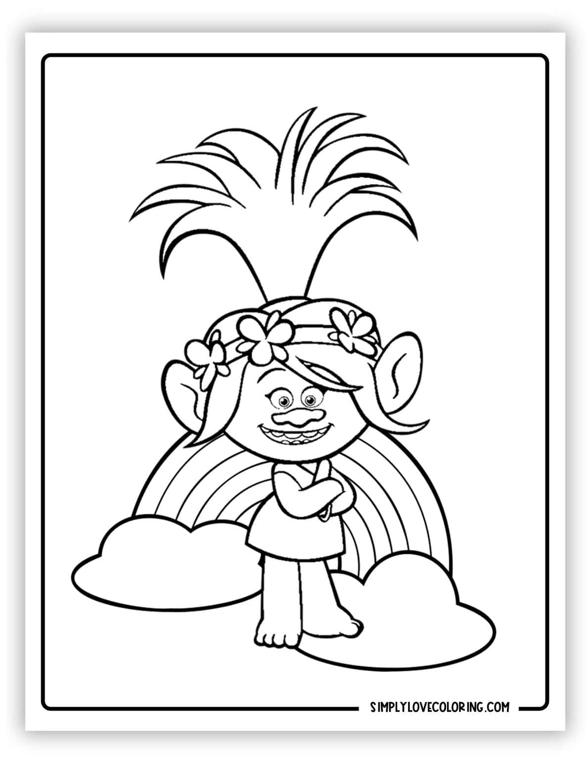 32 Trolls Coloring Pages (Free PDF Printables) - Simply Love Coloring