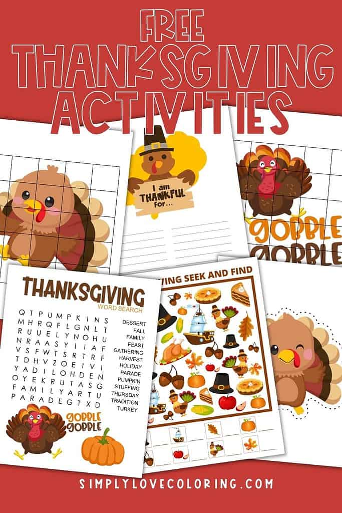 Thanksgiving printables simplylovecoloring.com pin 2