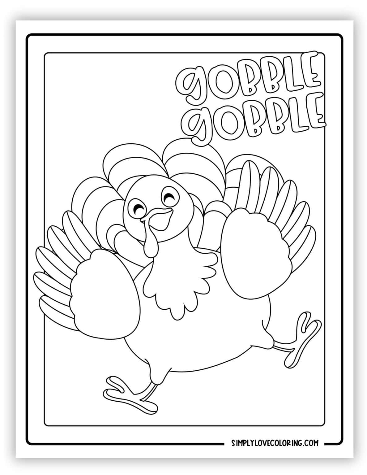 38 Thanksgiving Coloring Pages (Free PDF Printables) - Simply Love Coloring