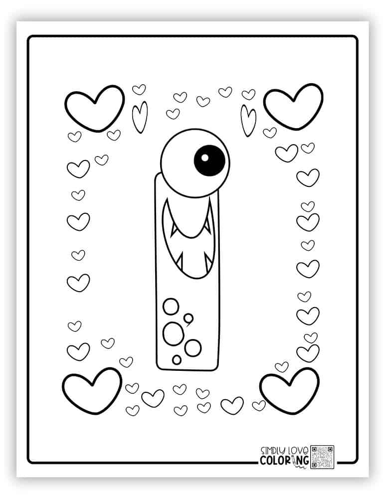 Monster Alphabet Coloring Pages (Free PDF Printables) - Simply Love ...