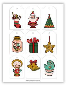 78 Printable Christmas Tags for Your Holiday Gifts (Free PDF Download ...