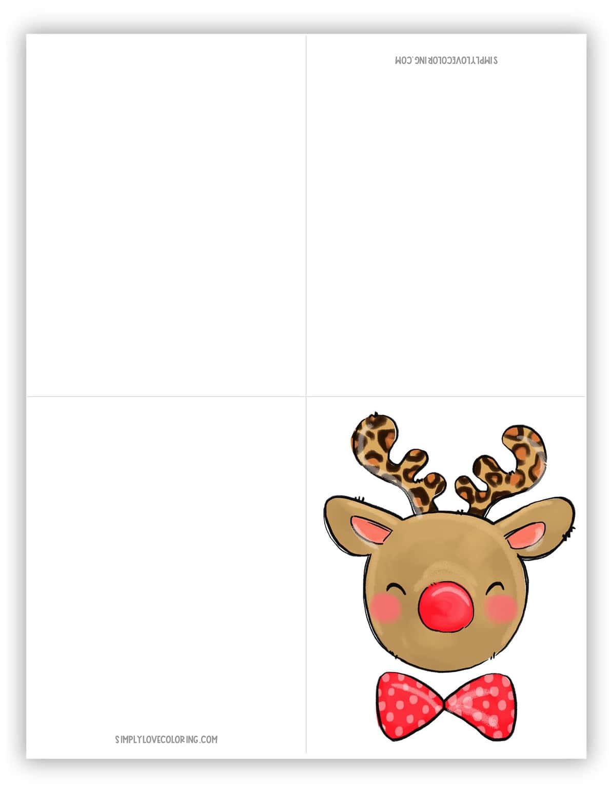 35 Christmas Card Printables (Free PDF Download) - Simply Love Coloring