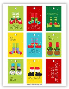 78 Printable Christmas Tags for Your Holiday Gifts (Free PDF Download ...