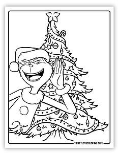21 Grinch Christmas Tree Coloring Pages (Free PDF Printables) - Simply ...