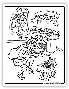 21 Grinch Christmas Tree Coloring Pages (Free PDF Printables) - Simply ...