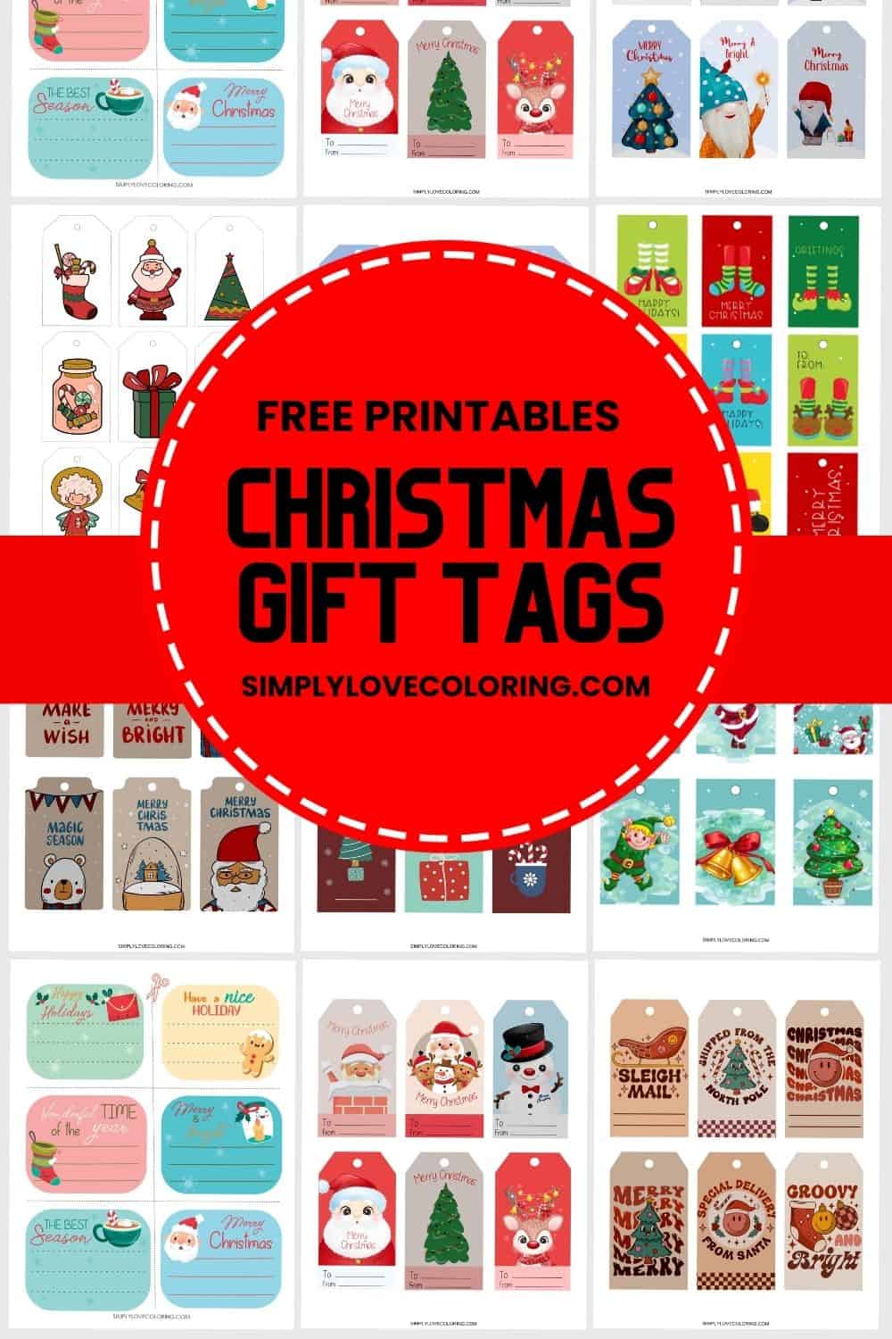 78 Printable Christmas Tags for Your Holiday Gifts (Free PDF Download