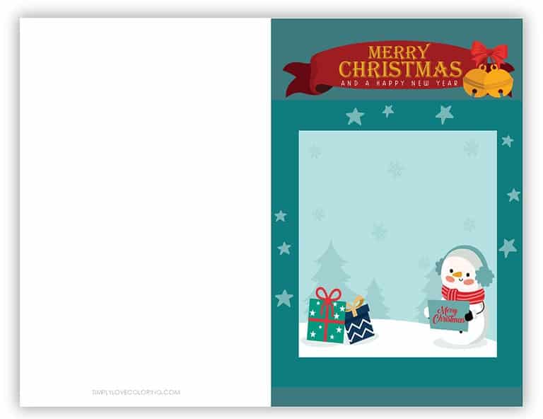 35 Christmas Card Printables (Free PDF Download) - Simply Love Coloring