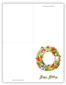 35 Christmas Card Printables (Free PDF Download) - Simply Love Coloring