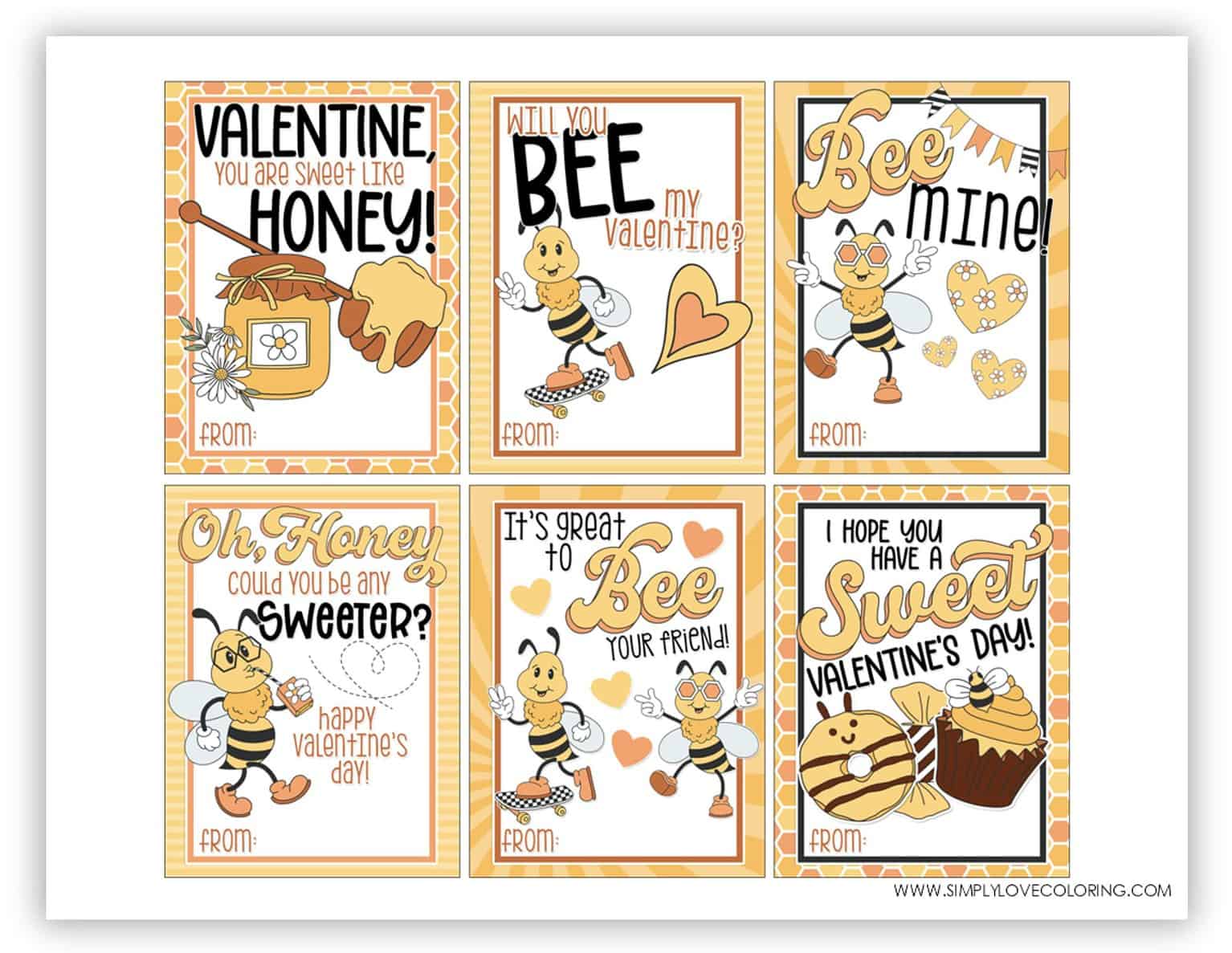 78 Valentine's Day Printable Cards (Free PDF Printables) - Simply Love ...