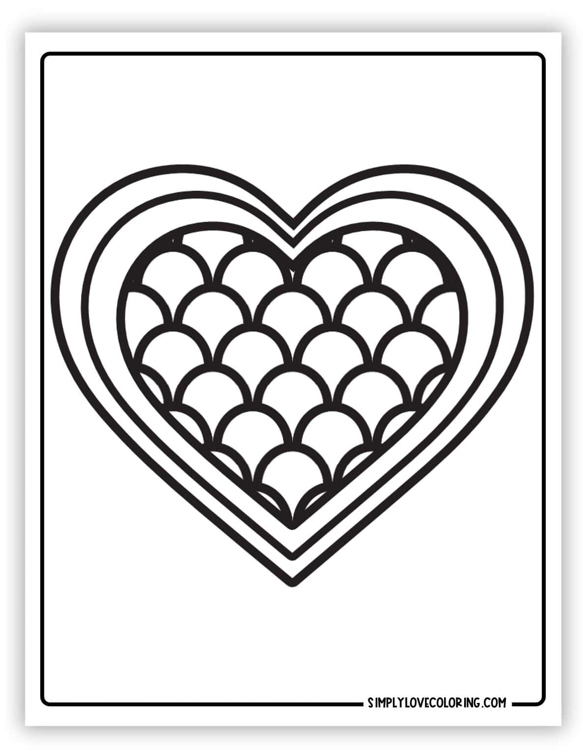 35 Heart Coloring Pages (Free PDF Printables) - Simply Love Coloring