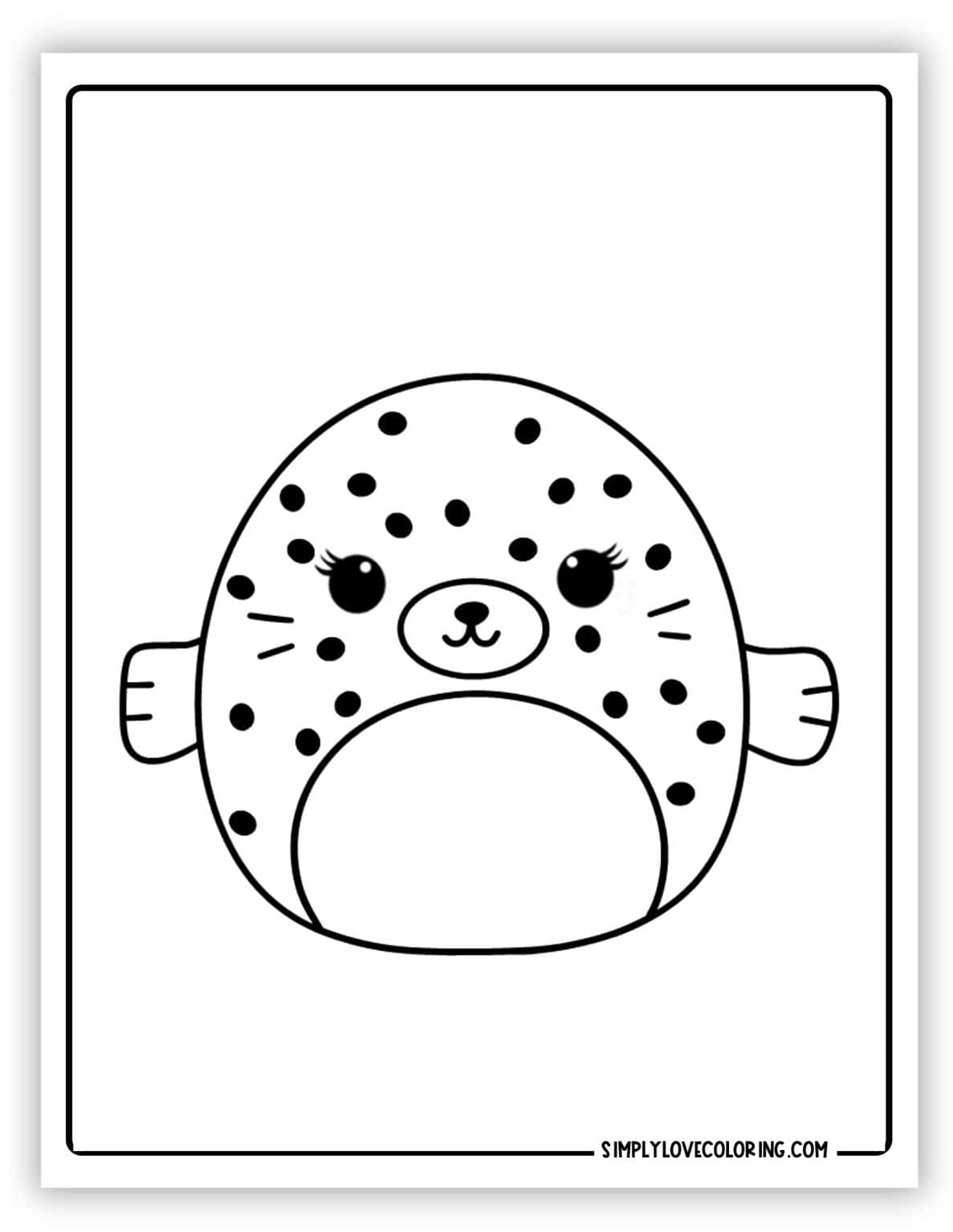 68 Squishmallow Coloring Pages (Free PDF Printables) - Simply Love Coloring