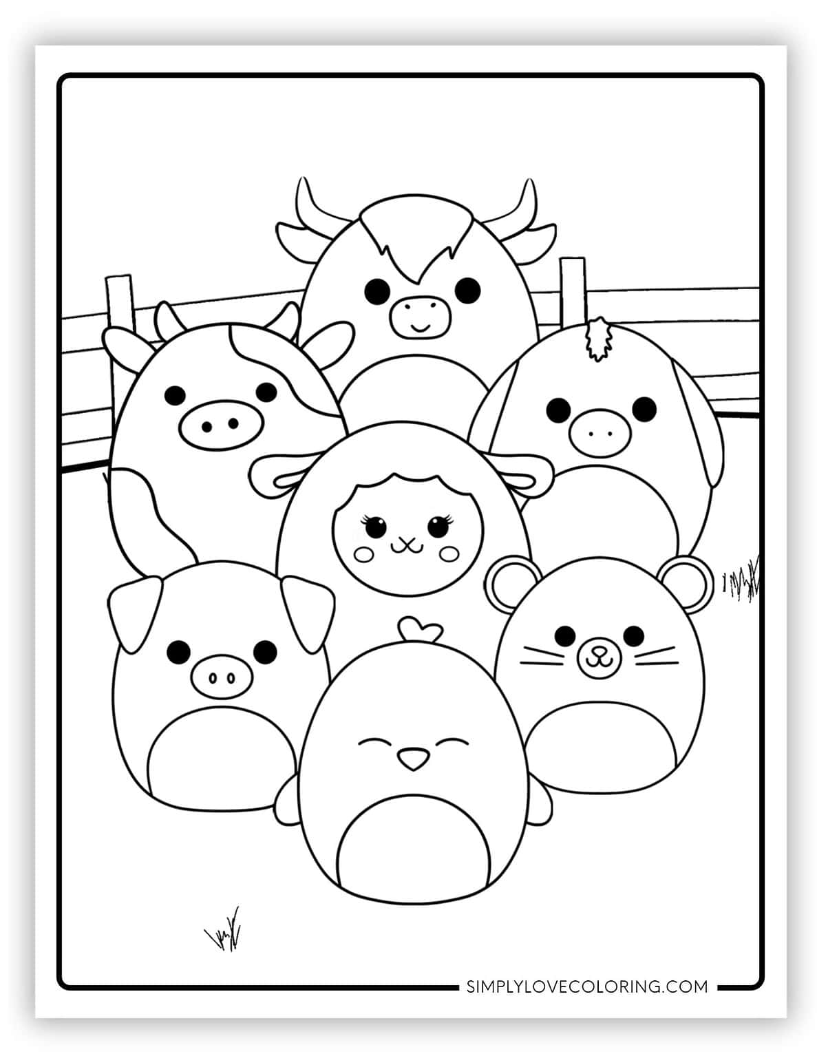 21 Squishmallow Friends Coloring Pages (Free PDF Printables) - Simply ...