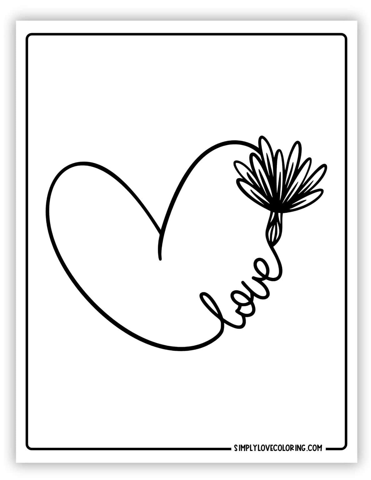 35 Heart Coloring Pages (Free PDF Printables) - Simply Love Coloring