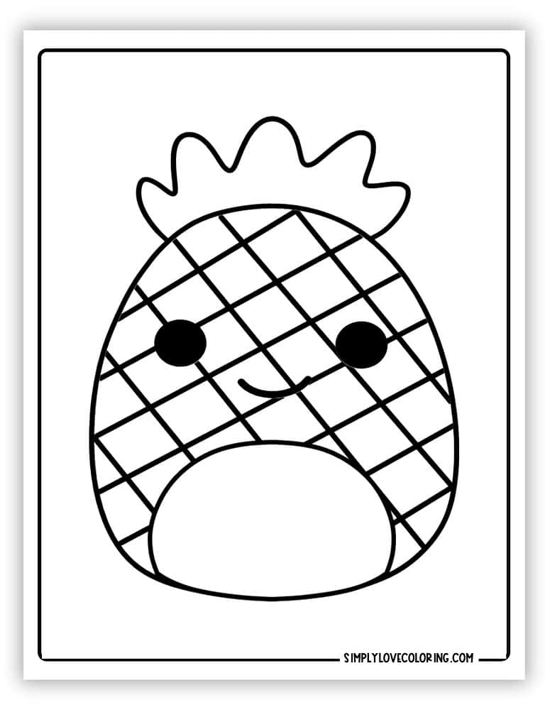 68 Squishmallow Coloring Pages (Free PDF Printables) - Simply Love Coloring