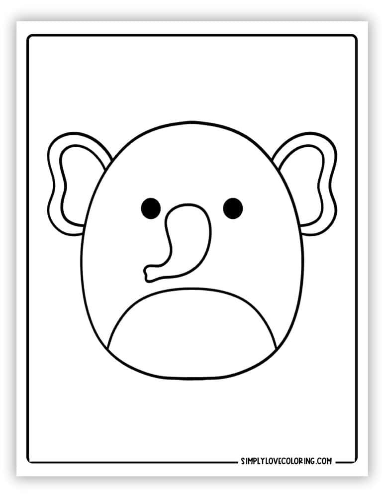 68 Squishmallow Coloring Pages (Free PDF Printables) - Simply Love Coloring