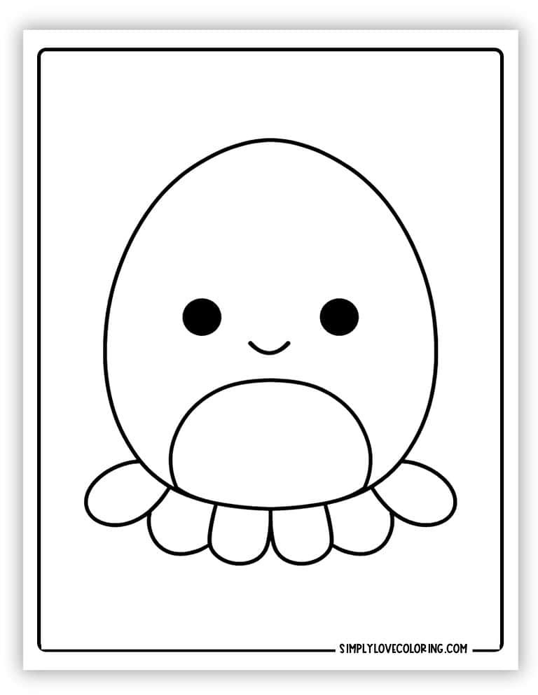 68 Squishmallow Coloring Pages (Free PDF Printables) - Simply Love Coloring