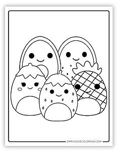 21 Squishmallow Friends Coloring Pages (Free PDF Printables) - Simply ...