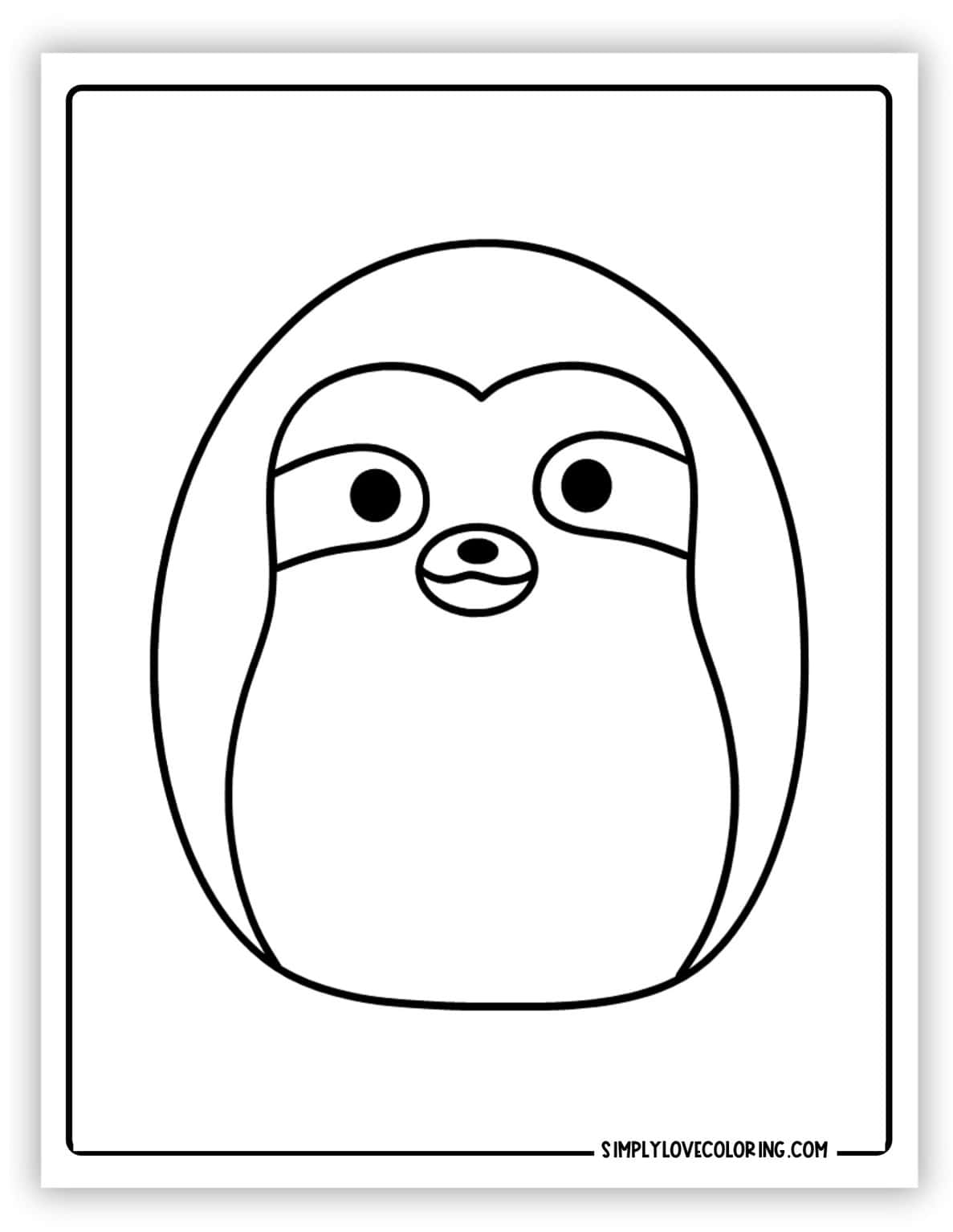 68 Squishmallow Coloring Pages (Free PDF Printables) - Simply Love Coloring