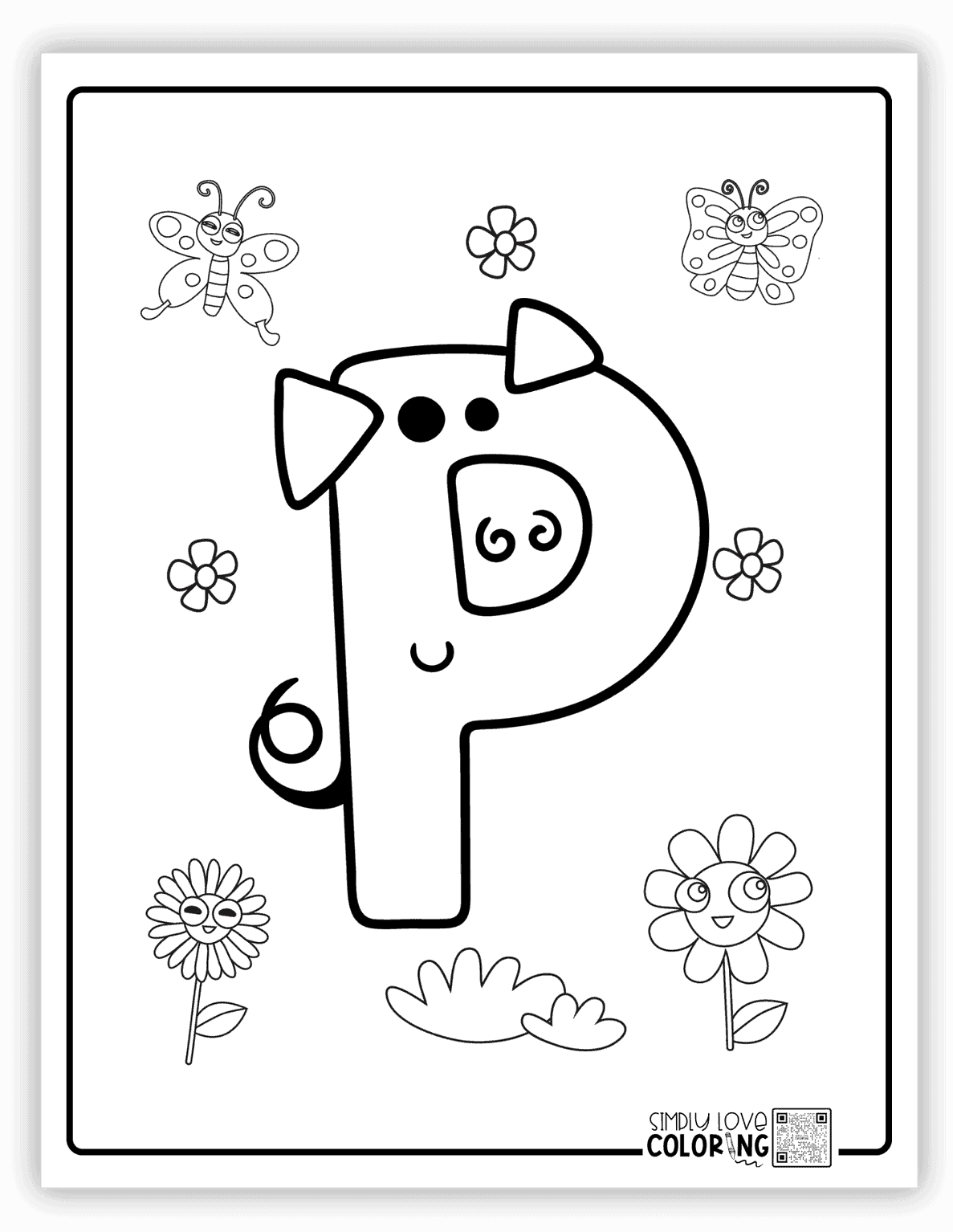 Animal Shaped Alphabet Coloring Pages (Free PDF Printables) Simply