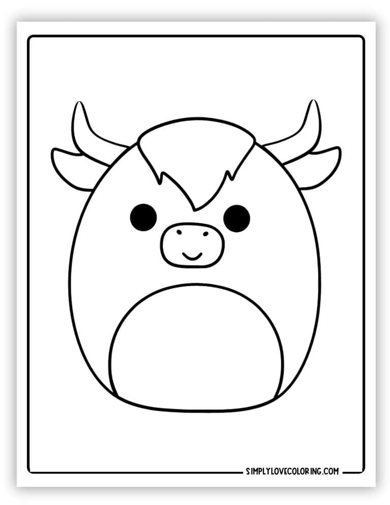 68 Squishmallow Coloring Pages (Free PDF Printables) - Simply Love Coloring