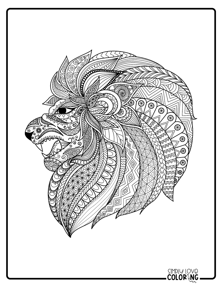 28 Coloring Pages for Adults (Free PDF Printables) - Simply Love Coloring
