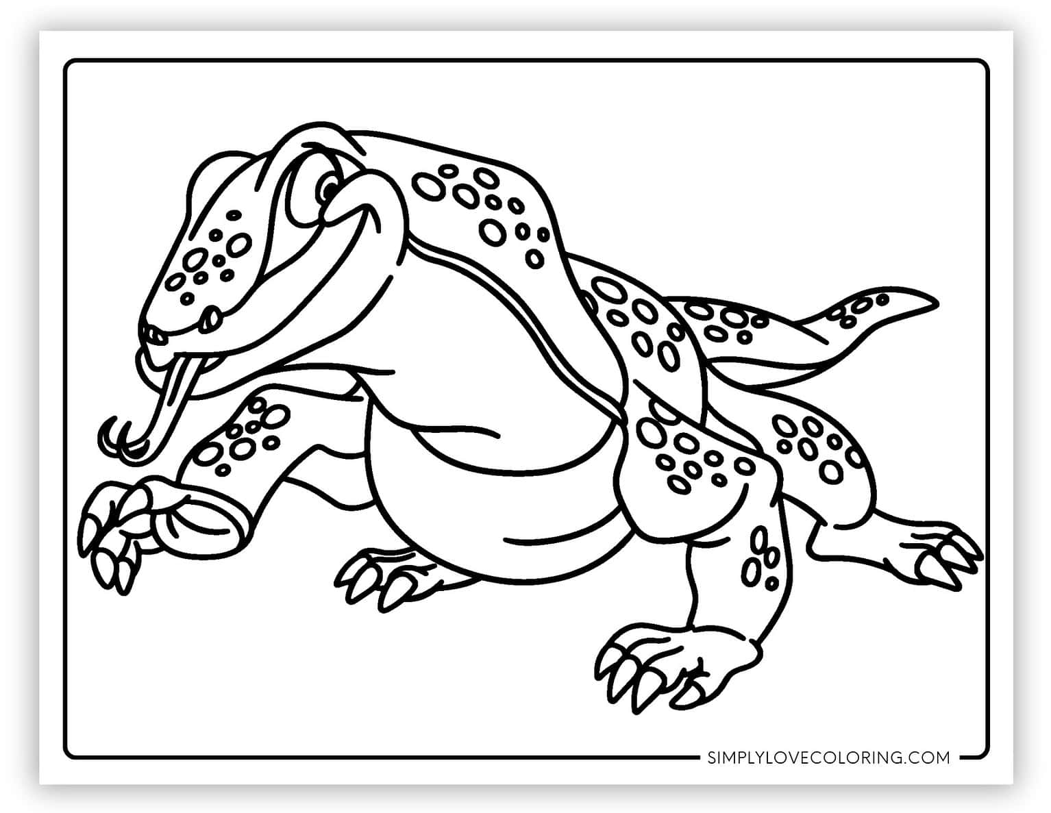 54 Reptile Coloring Pages (Free PDF Printables) - Simply Love Coloring