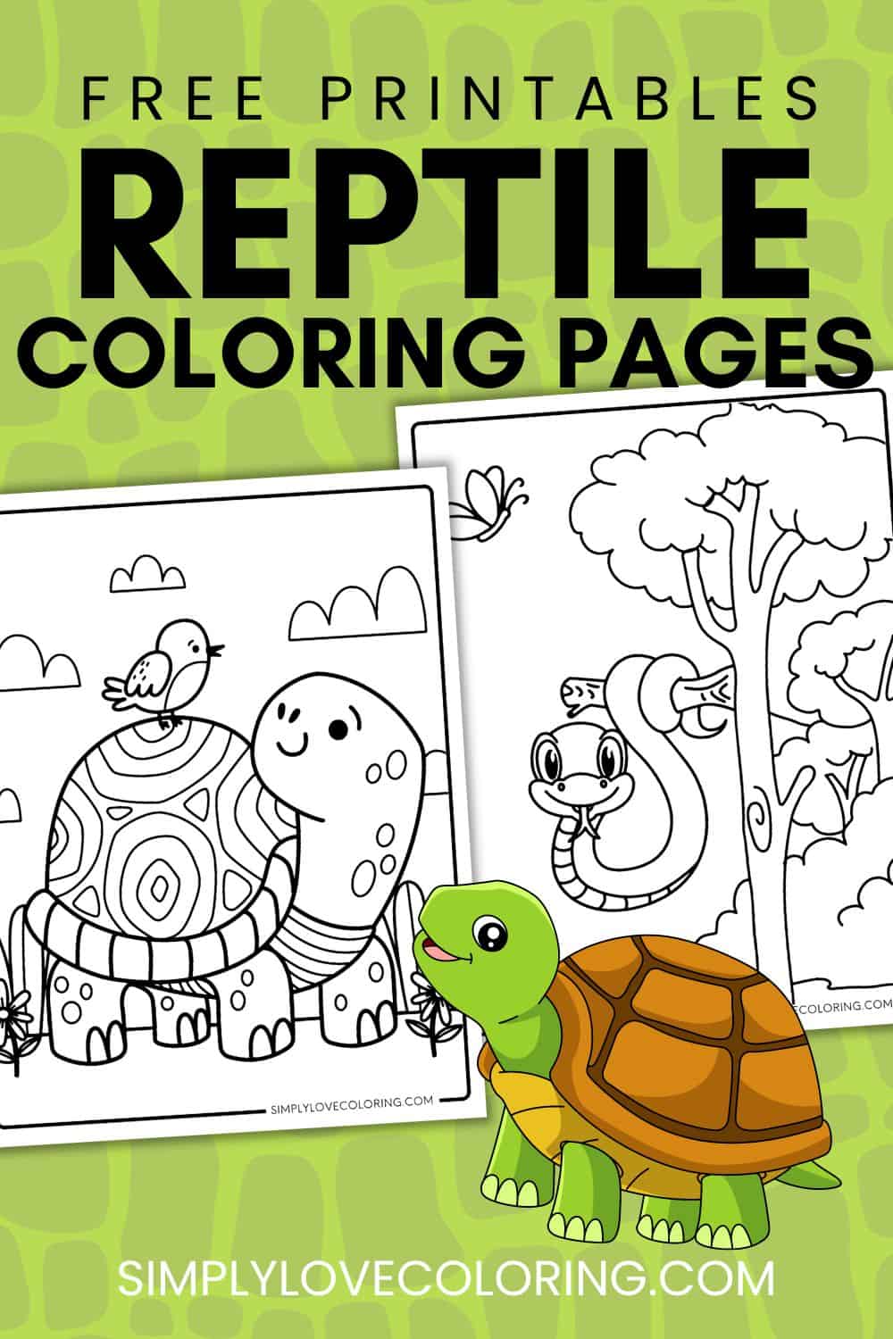 54 Reptile Coloring Pages (Free PDF Printables) - Simply Love Coloring